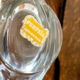 Large glass bowl Pompeii – Illuminated sculpture with free lines