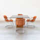 Table and chairs, 1970
