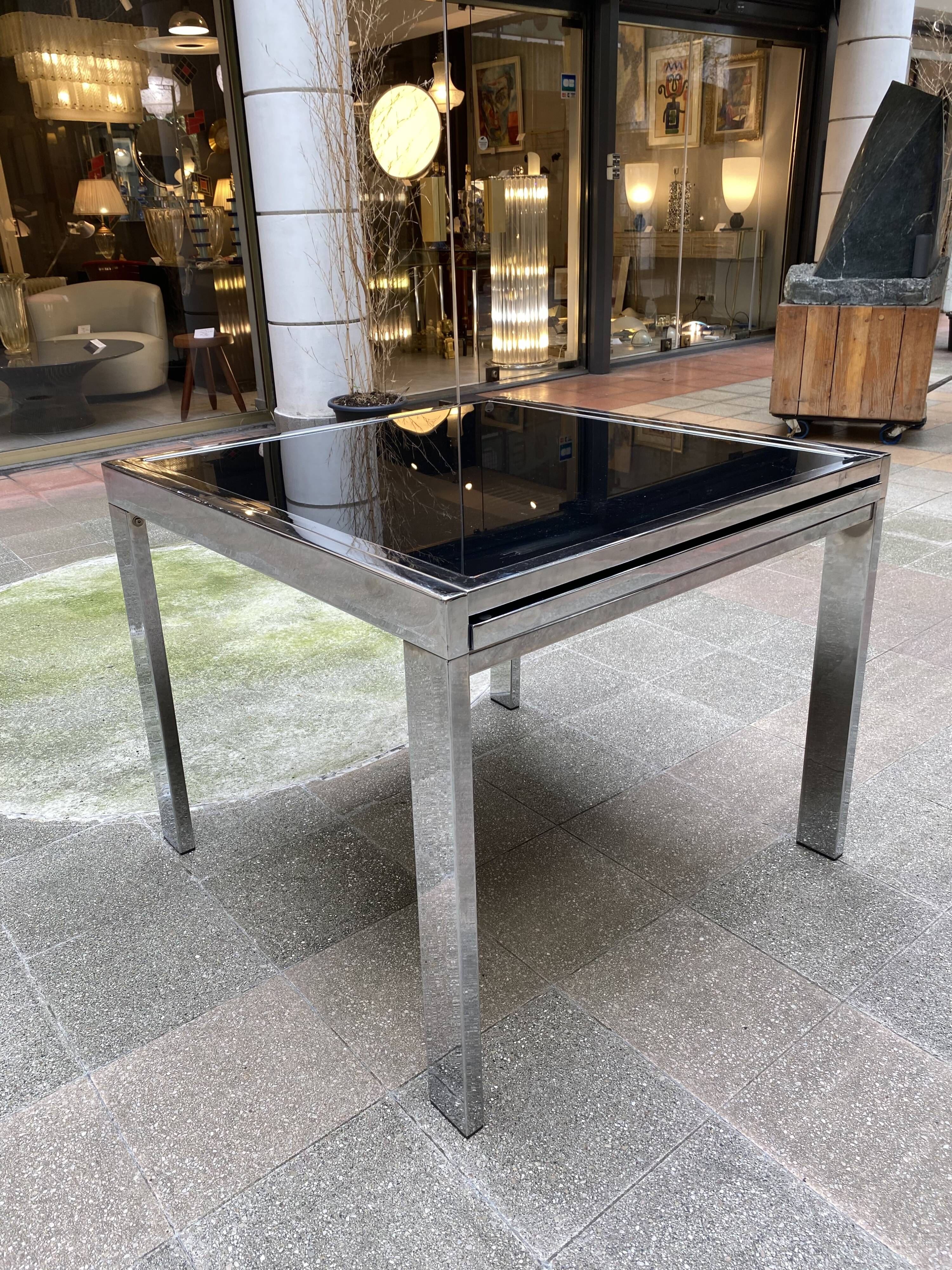 Table "La Métal" - Edition D Milano - 70s