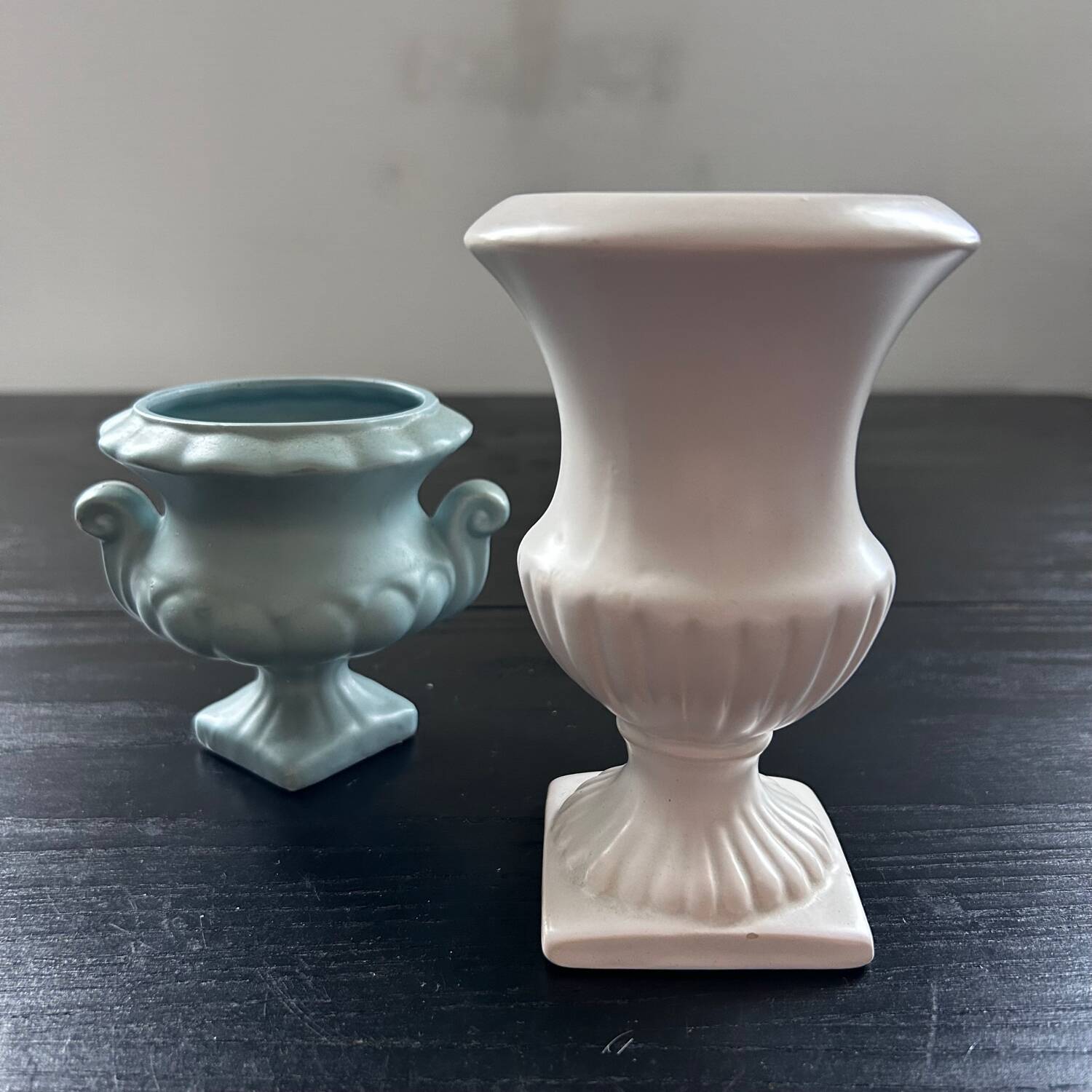 Pair of small Medici vases