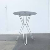 Outdoor metal table series Tio minimalist by Chris Martin for Massproductions, Finland.