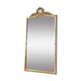 Antique mirror with a Louis XVI pediment