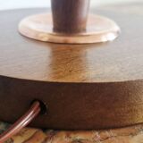 Art Deco style articulated lamp - Wood and brass - 1930s period