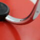 Red desk lamp Biko