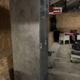 Vintage industrial locker room