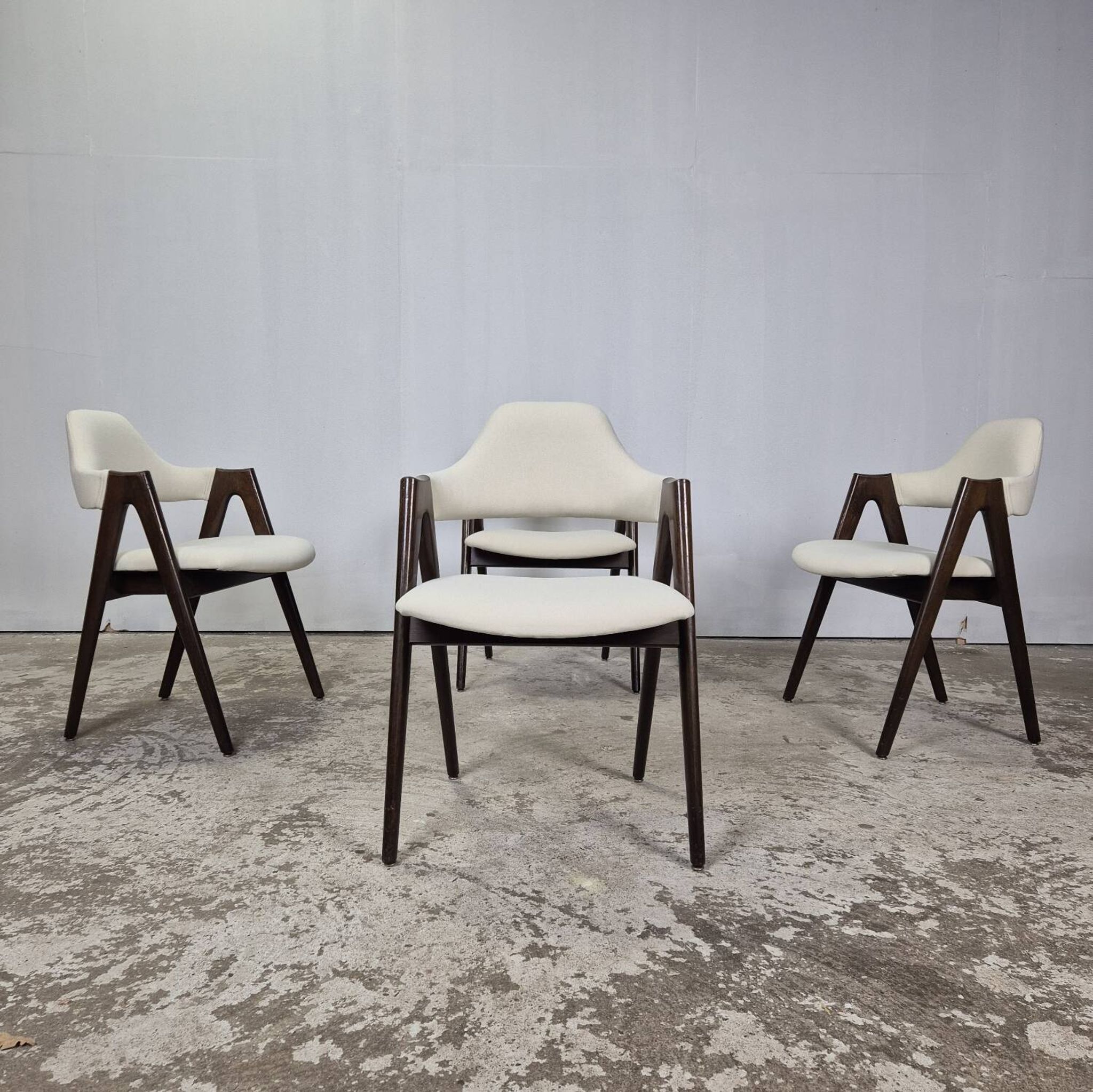 Danish vintage dining chair 'Compass Chair' by Kai Kristiansen