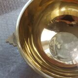 Antique and elegant Art Deco brass bowl