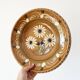 Large terracotta dish Alsace 1960