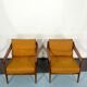 Mid-century modern pair of Walter Knoll armchairs model 550 from 50s
