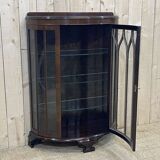 English mahogany showcase from the 1930s