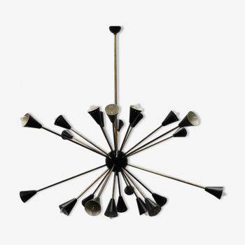 Sputnik chandelier 24 arms design