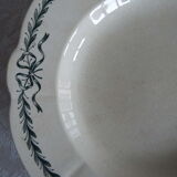 4 assiettes semi creuses terre de fer Longchamp