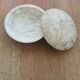 Round art deco marble jewelry box
