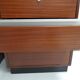 Mid century set of 2 mahogany filing cabinets