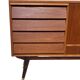 Vintage Wall Unit Bookcase Sweden Teak Design