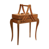 Travailleuse en bois clair 50