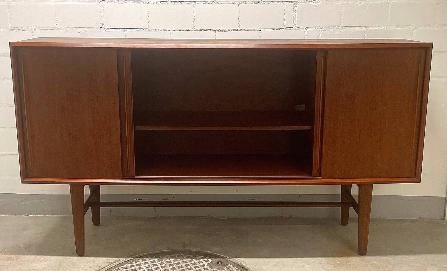Scandinavian Teak Sideboard Madsen HP Hansen 60s