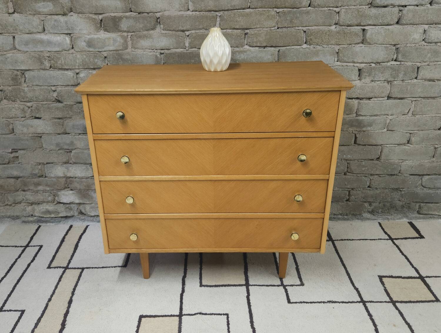 Commode 4 tiroirs année 1970 vintage