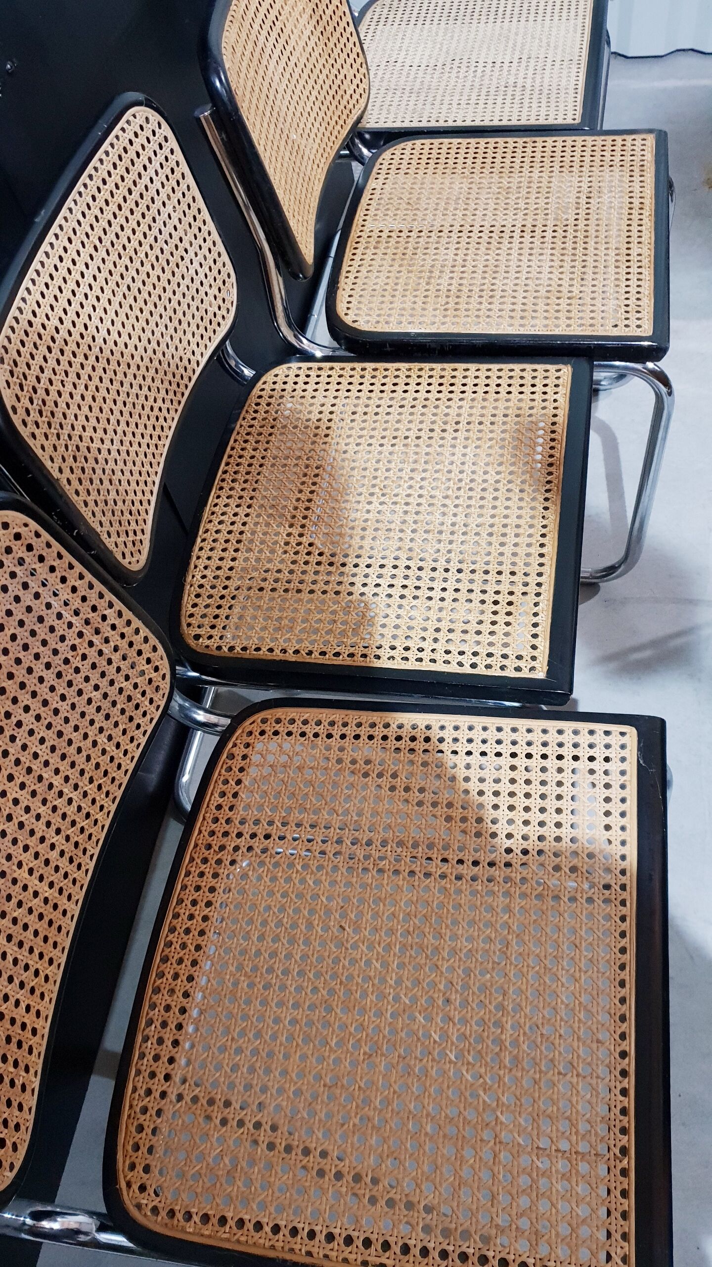 Marcel Breuer B32 cesca chairs