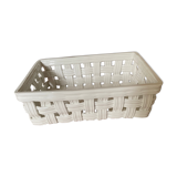 White ceramic basket