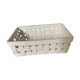 White ceramic basket