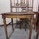 Set of four Louis XVI style chairs in carved wood.
