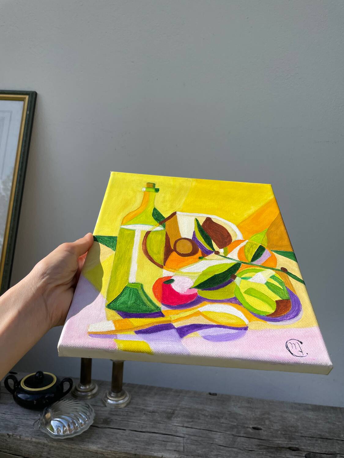 Still life oil on canvas