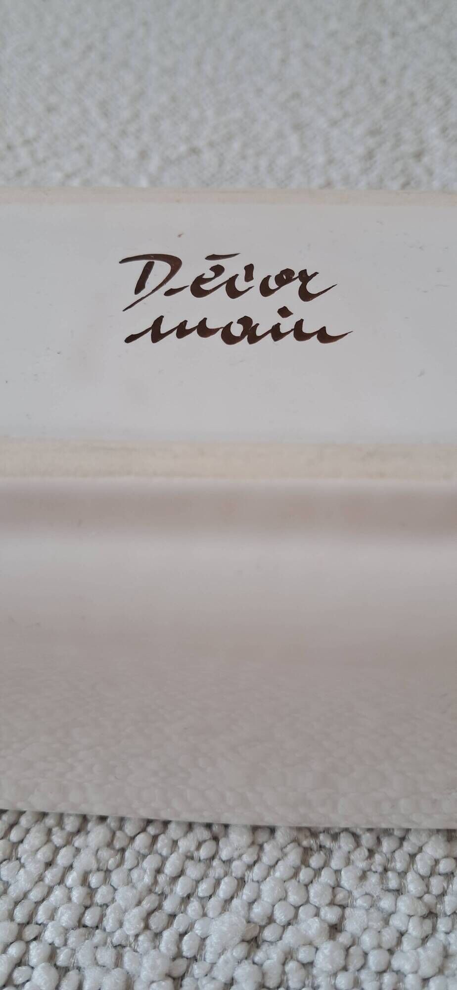 Vintage butter dish from the 1980s.