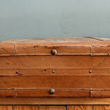 Valise en cuir années 50