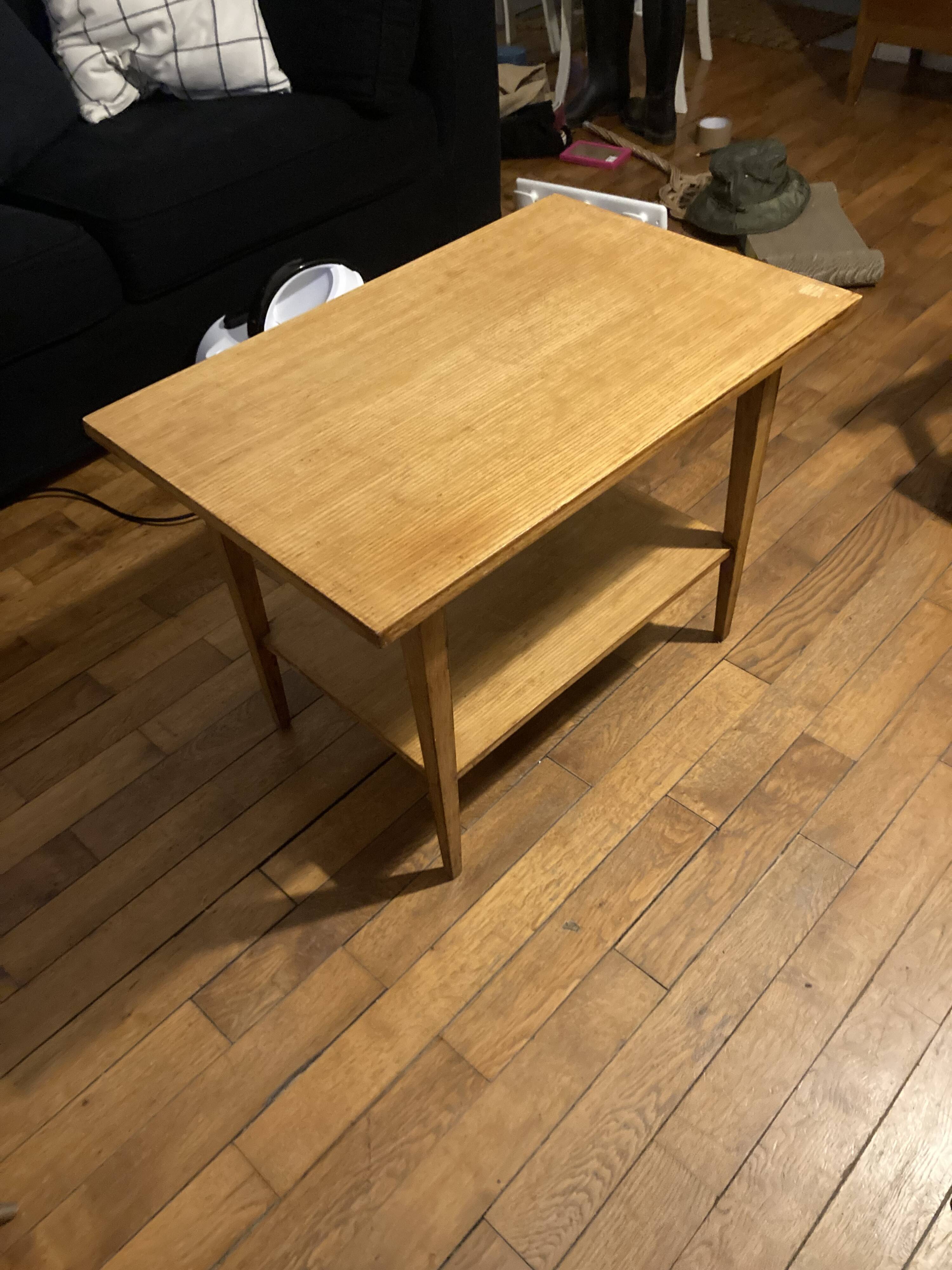 50s/60s wooden coffee table