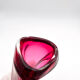 Twisted Murano Vase Sommerso Rose Italian Design 1960s