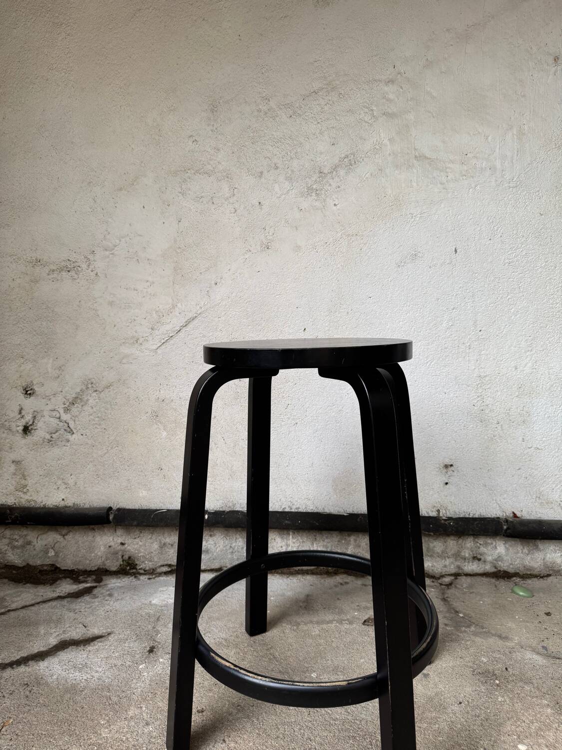 Vintage stool model 64, Artek, Alvar Aalto