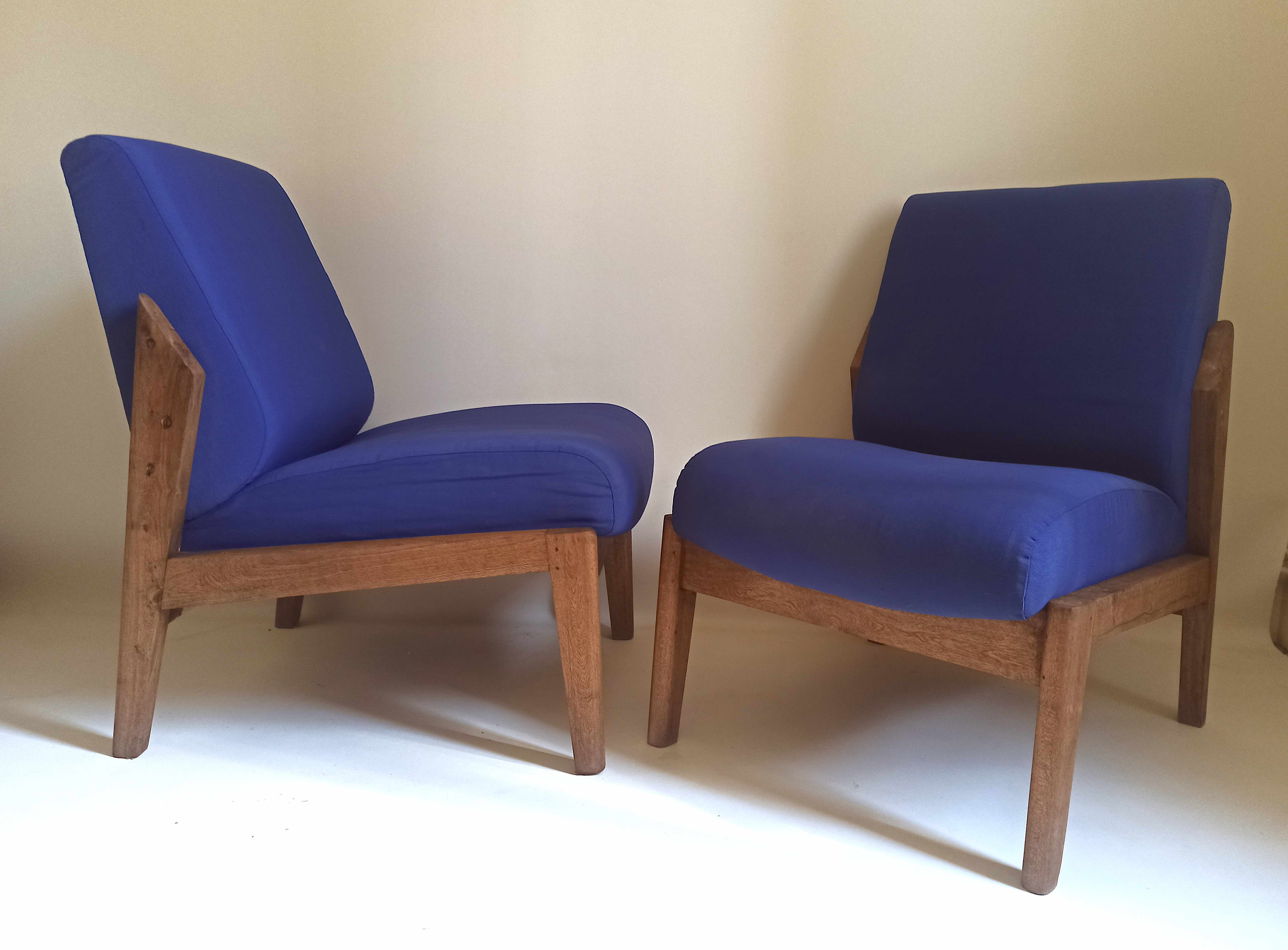 Pair of solid teak heaters 50s