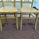 Lot de 4 chaise de bistrot Luterma - repeintes