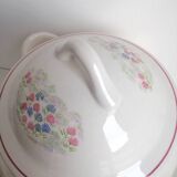 Large porcelain soup tureen Orchies Moulin des Loups Saint-Amand - 2.5 liter vegetable dish