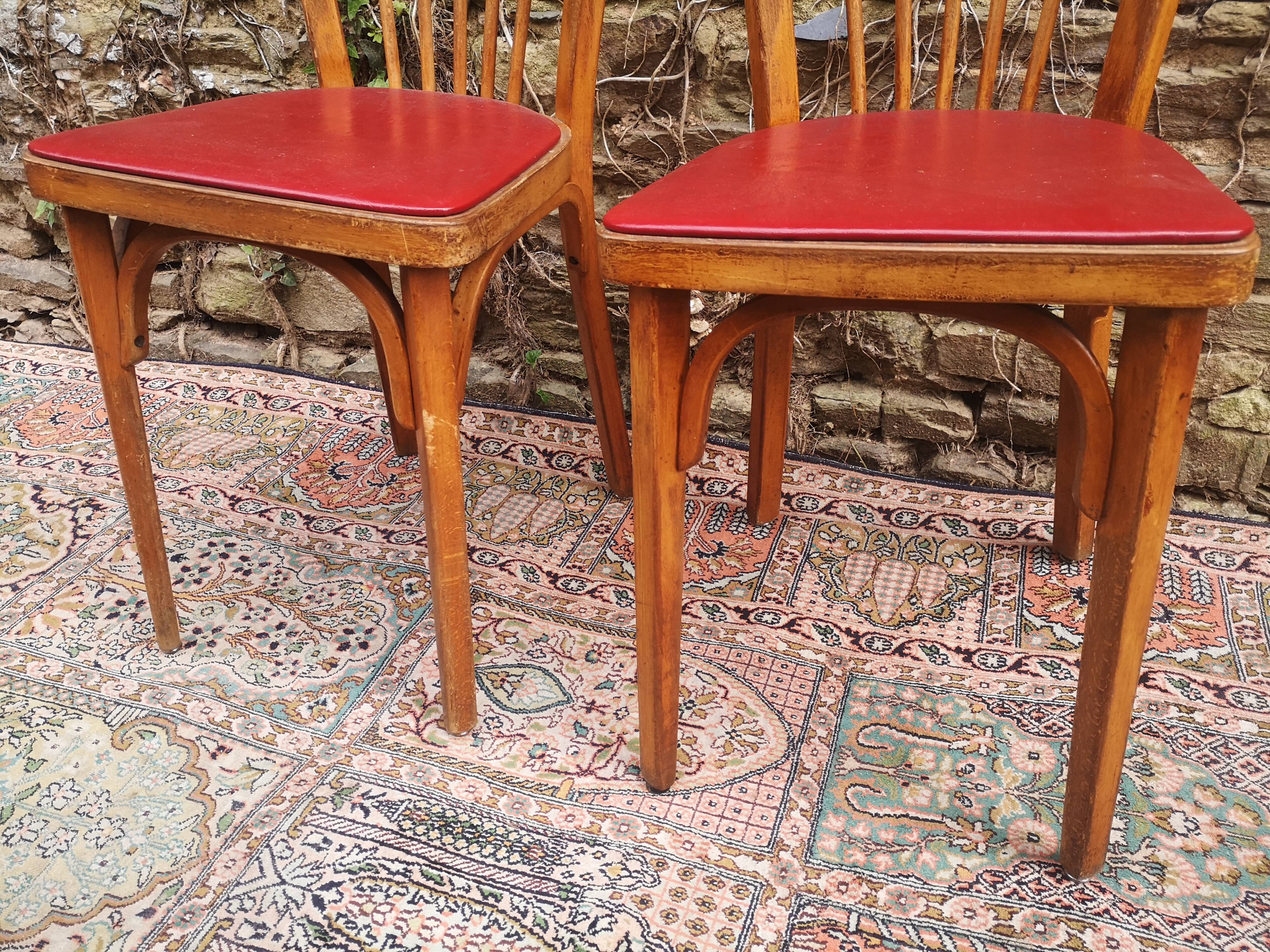 Pair of baumann chairs