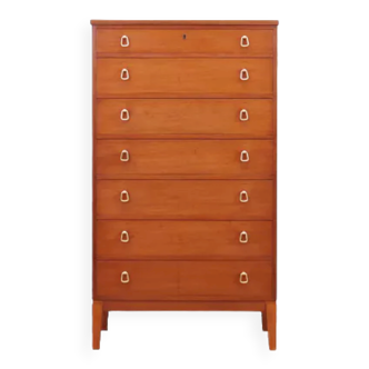 Mahogany chest of drawers, Danish design, 1970s, made in Denmark