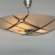 Mid-century design glass pendant by Napako, Czechoslovakia, 1970s.