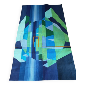 Psychedelic design wall tapestry