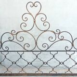 Lit style Louis XV en fer forgé