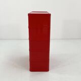 Red cabinet model "4964" by Olaf Von Bohr for Kartell, 1970
