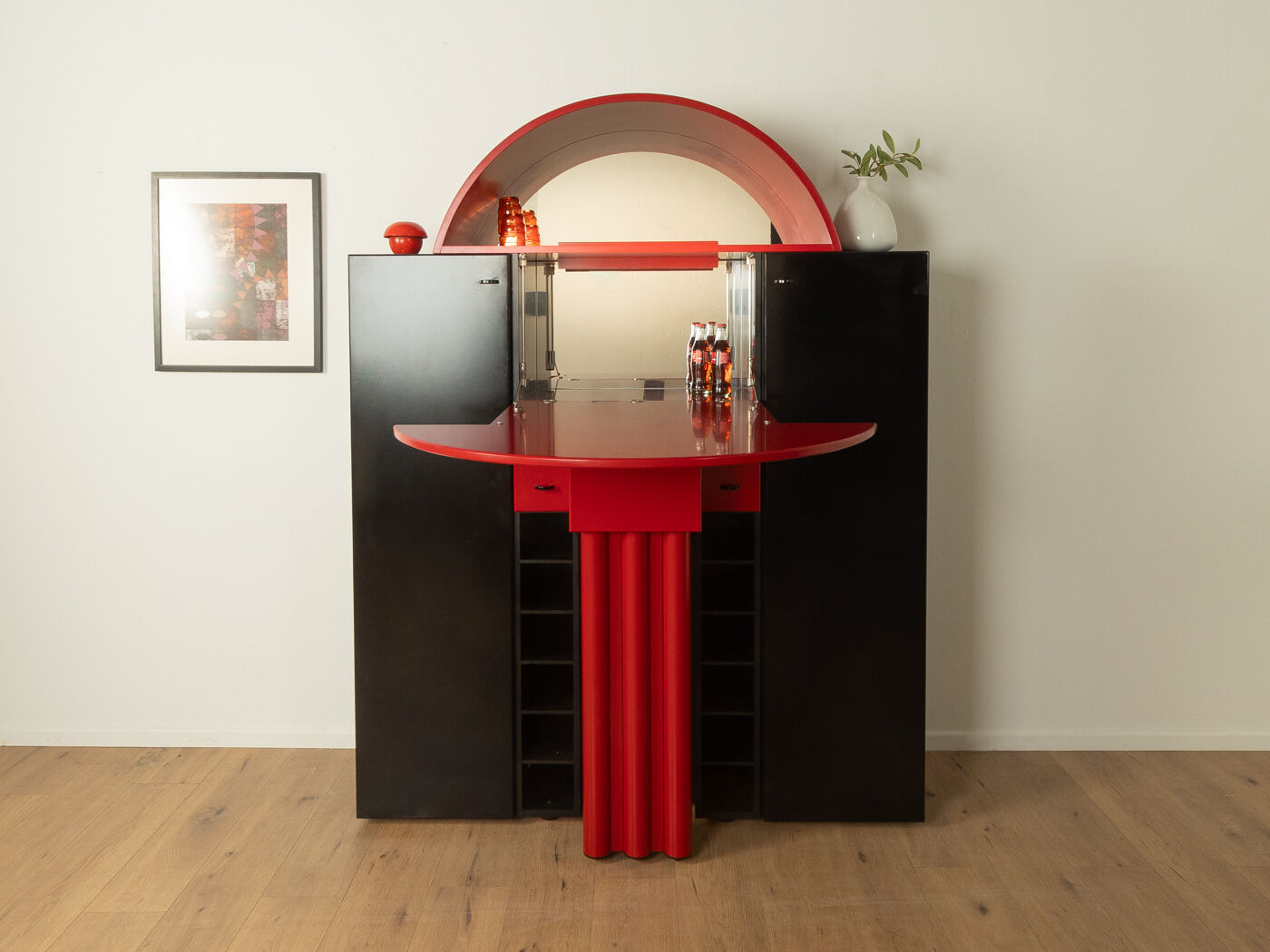 Exceptional bar cabinet by Peter Maly for interlübke, 1980s