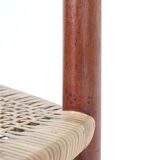 Set of 2 “316” teak/rattan chairs by Peter Hvidt & Orla Mølgaard Nielsen for Søborg Møbler / 1960s