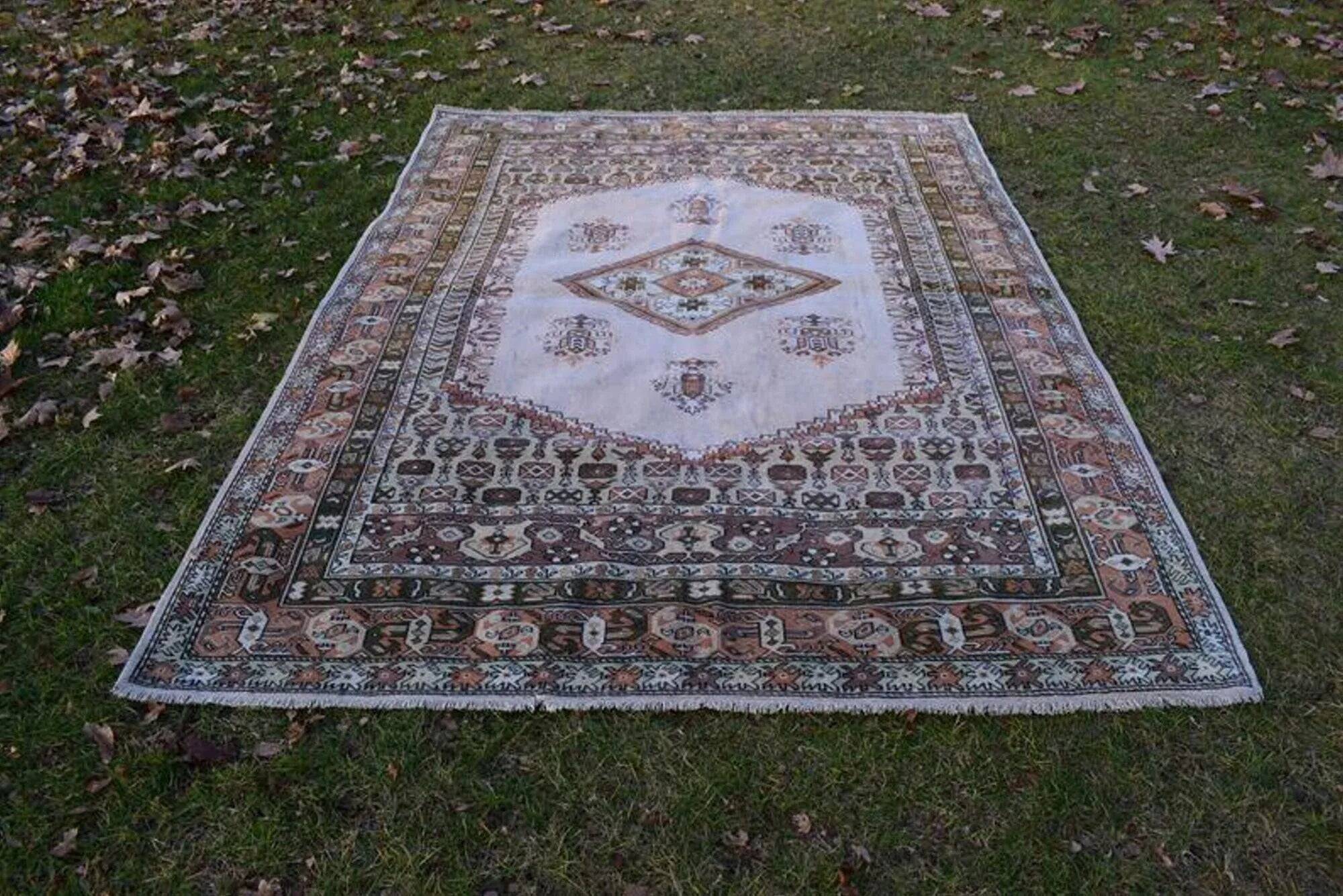 Tapis Oushak turc vintage
