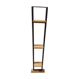 Steel and oak shelf