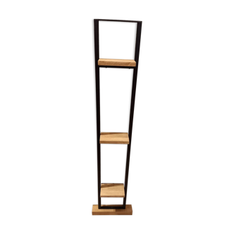 Etagere acier et chene