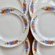 6 dessert plates earthenware Royal Sphinx Maastricht - Floral pattern