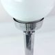Art Deco table lamp in chrome and glass, Czechoslovakia 1940s