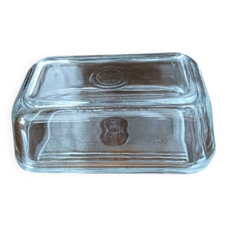Vintage Duralex butter dish