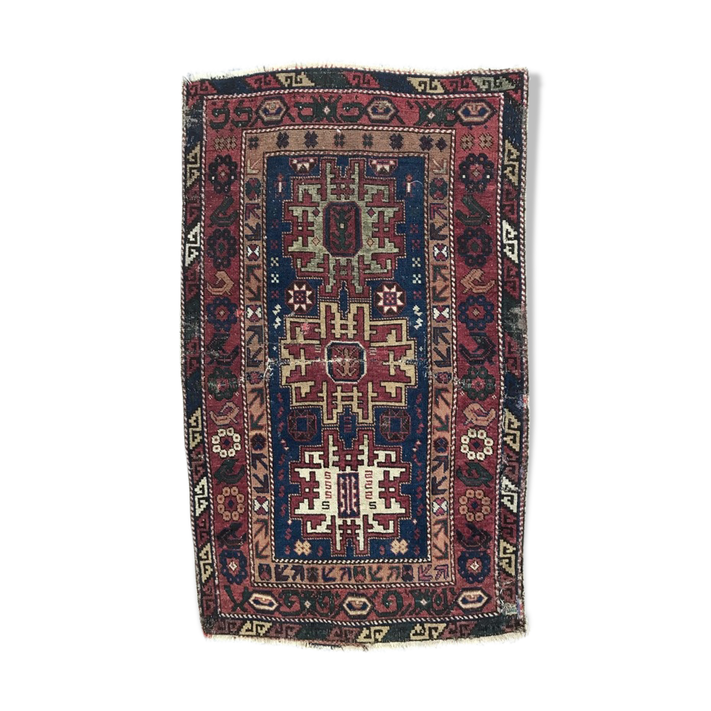 Carpet old chirwan Caucasus  77 x 120 cm